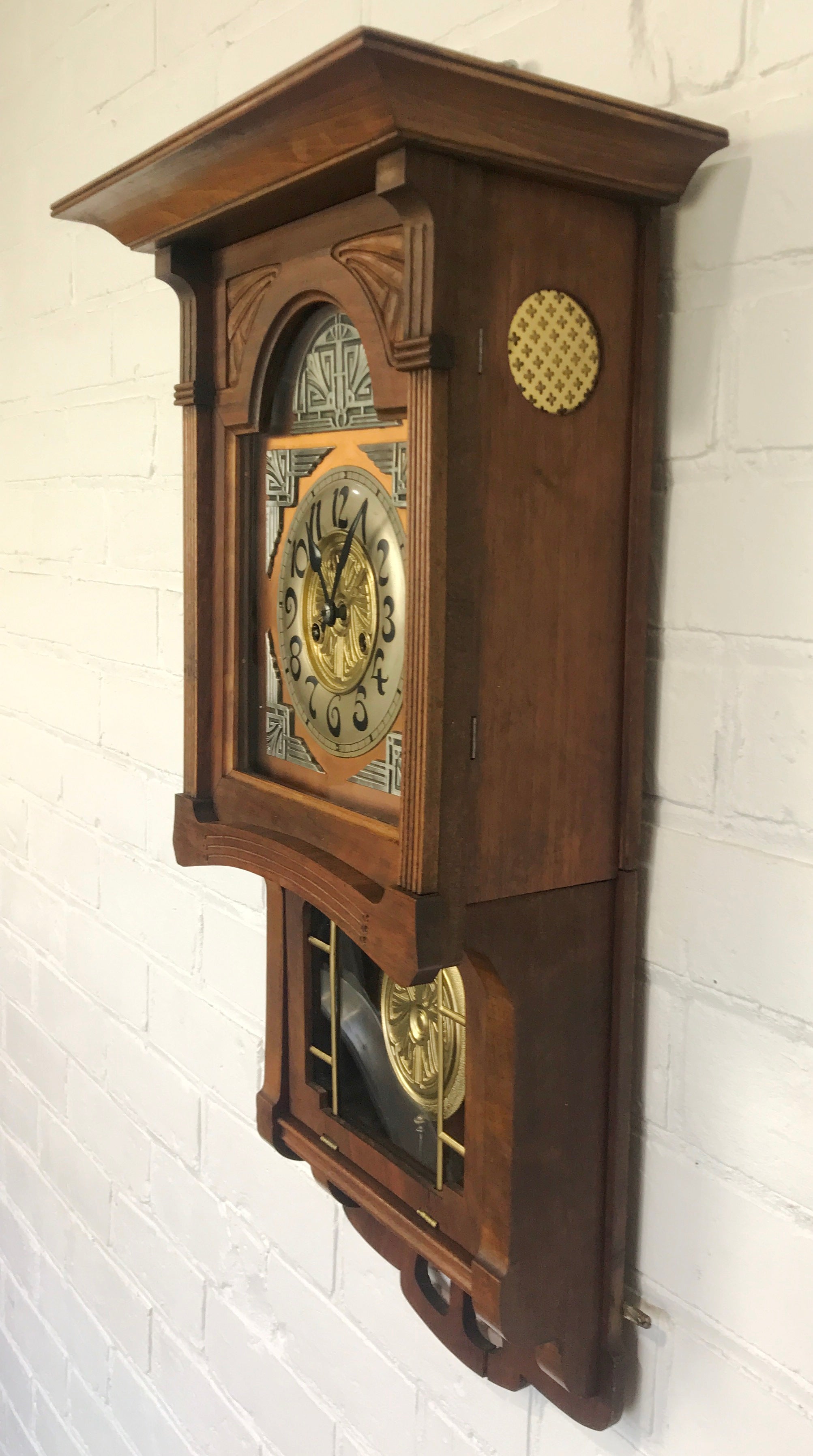 Original Antique HAC Wall Clock | eXibit collection