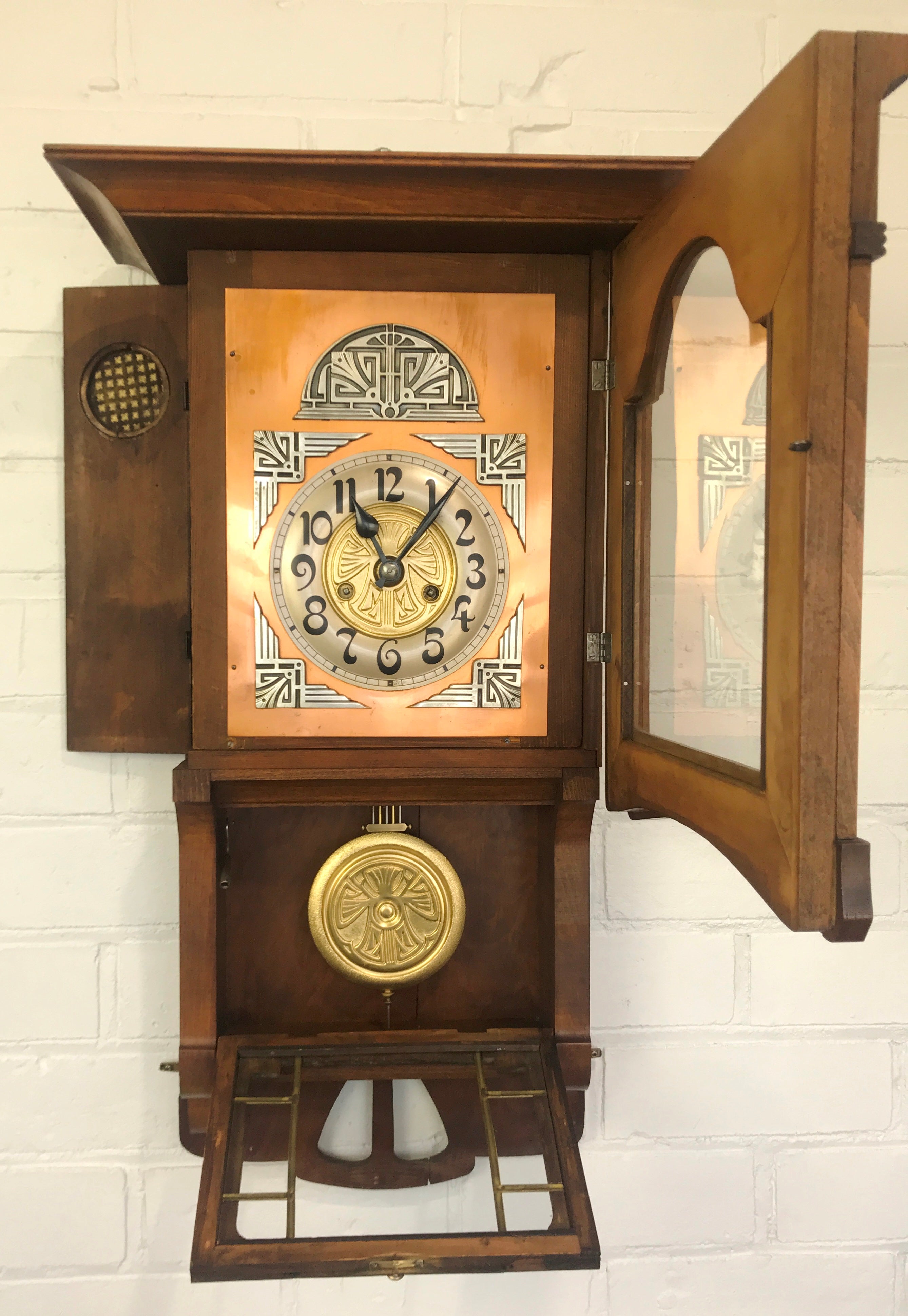 Original Antique HAC Wall Clock | eXibit collection