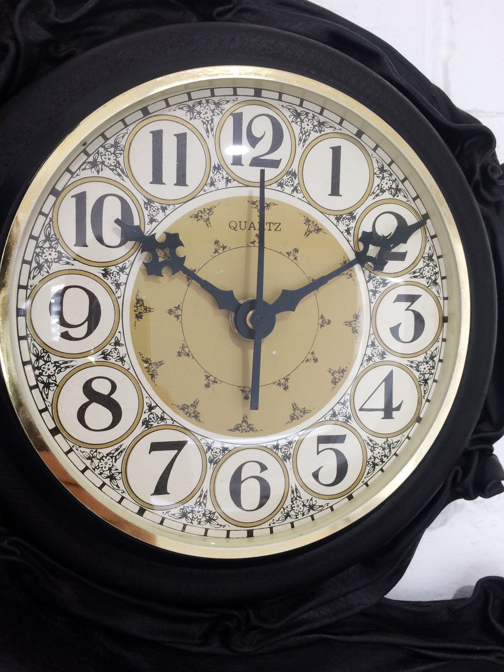 RARE Vintage Leather Lady Hermle Quartz Clock | Adelaide Clocks