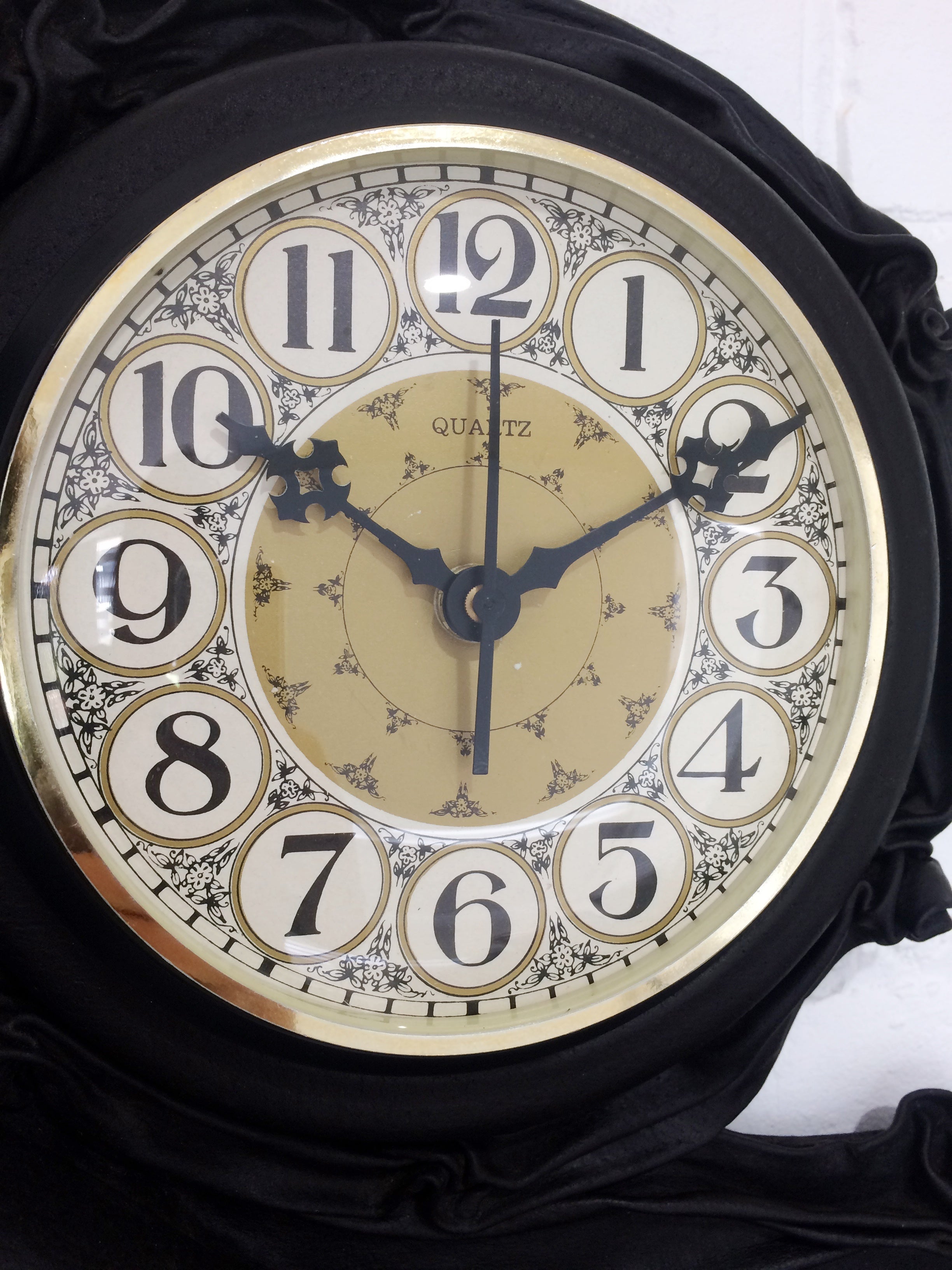 RARE Vintage Leather Lady Hermle Quartz Clock | eXibit collection