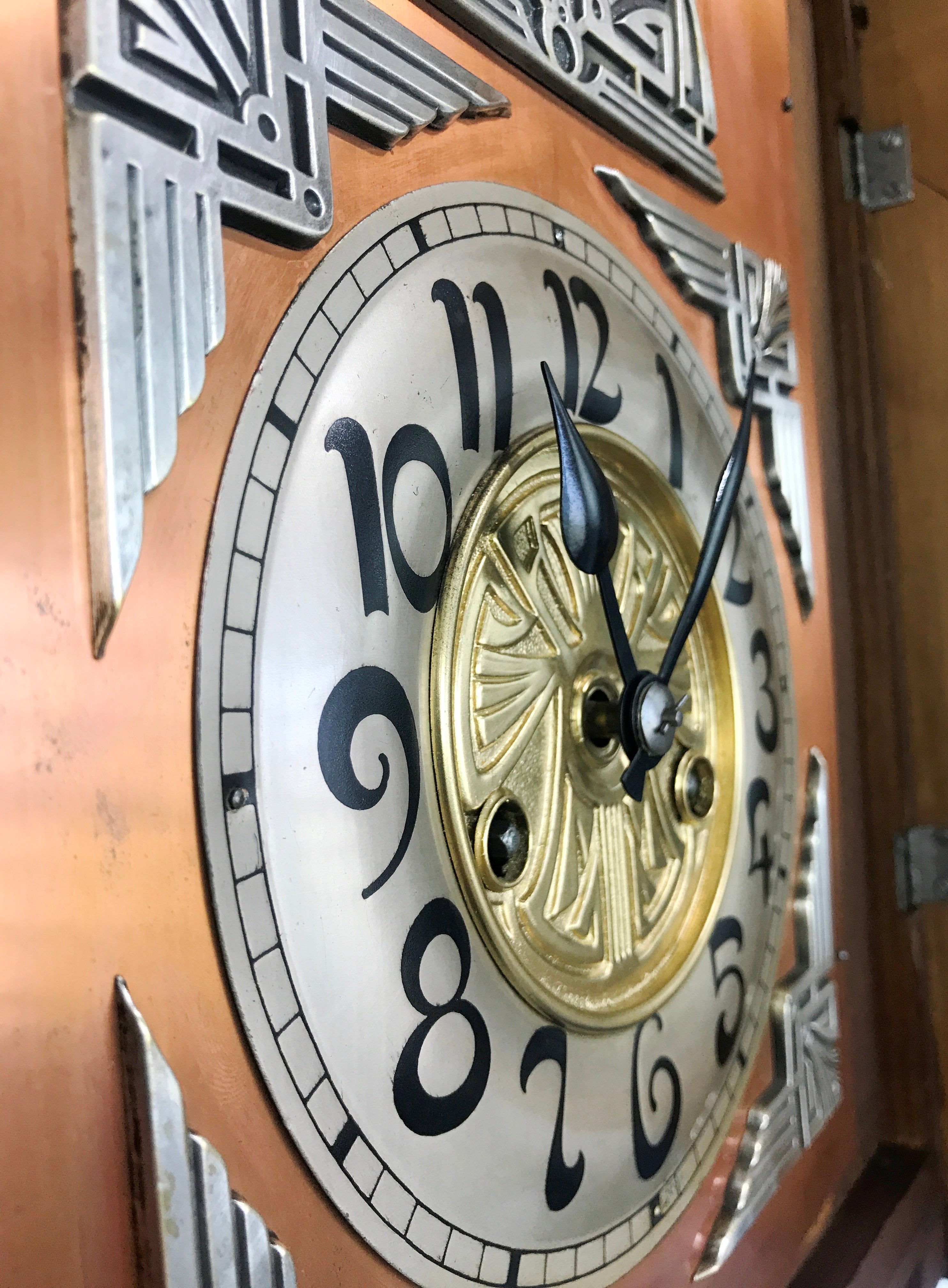 Original Antique HAC Wall Clock | eXibit collection