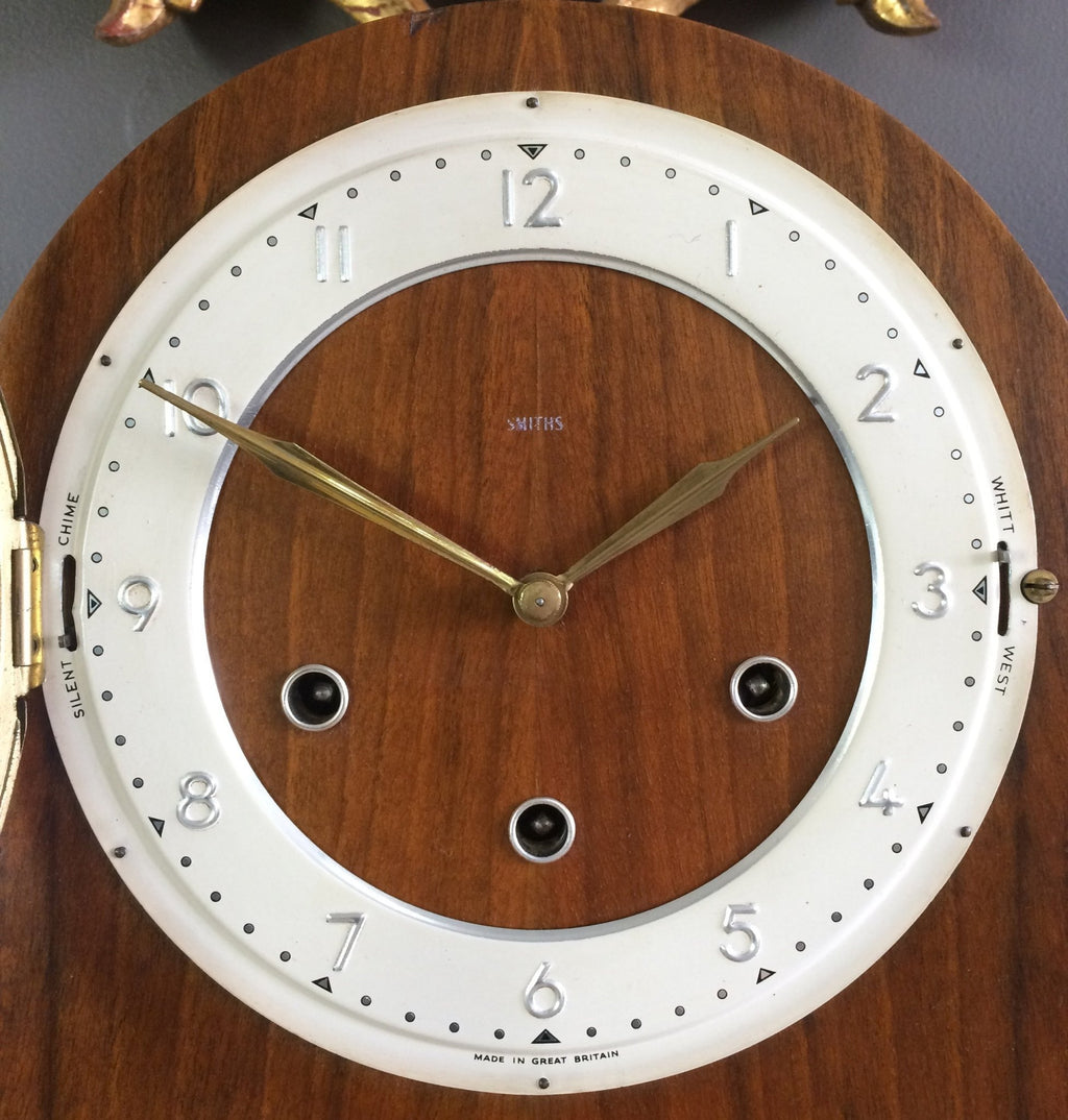 Vintage SMITHS Westminster & Whittington Mantel Clock | eXibit collection