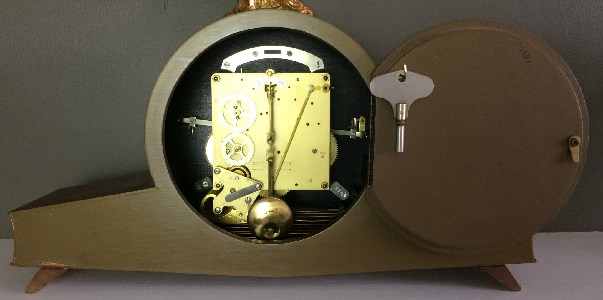 Vintage SMITHS Westminster & Whittington Mantel Clock | eXibit collection