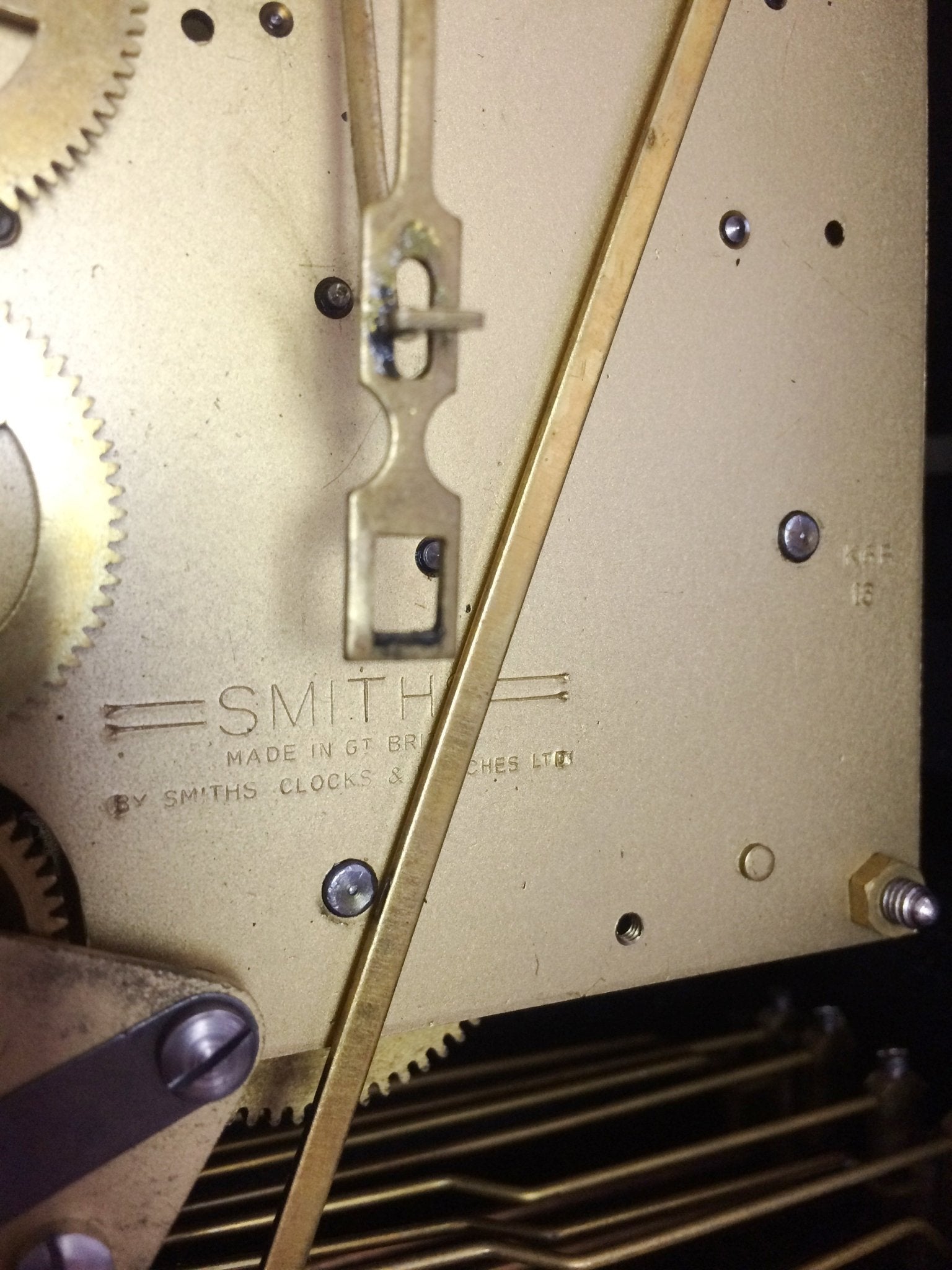 Vintage SMITHS Westminster & Whittington Mantel Clock | eXibit collection