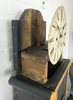 Antique Quartz Battery Grandfather Clock with Cabinet | eXibit collection