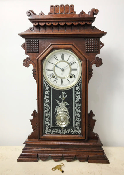 Antique ANSONIA Cottage Mantel Clock | eXibit collection