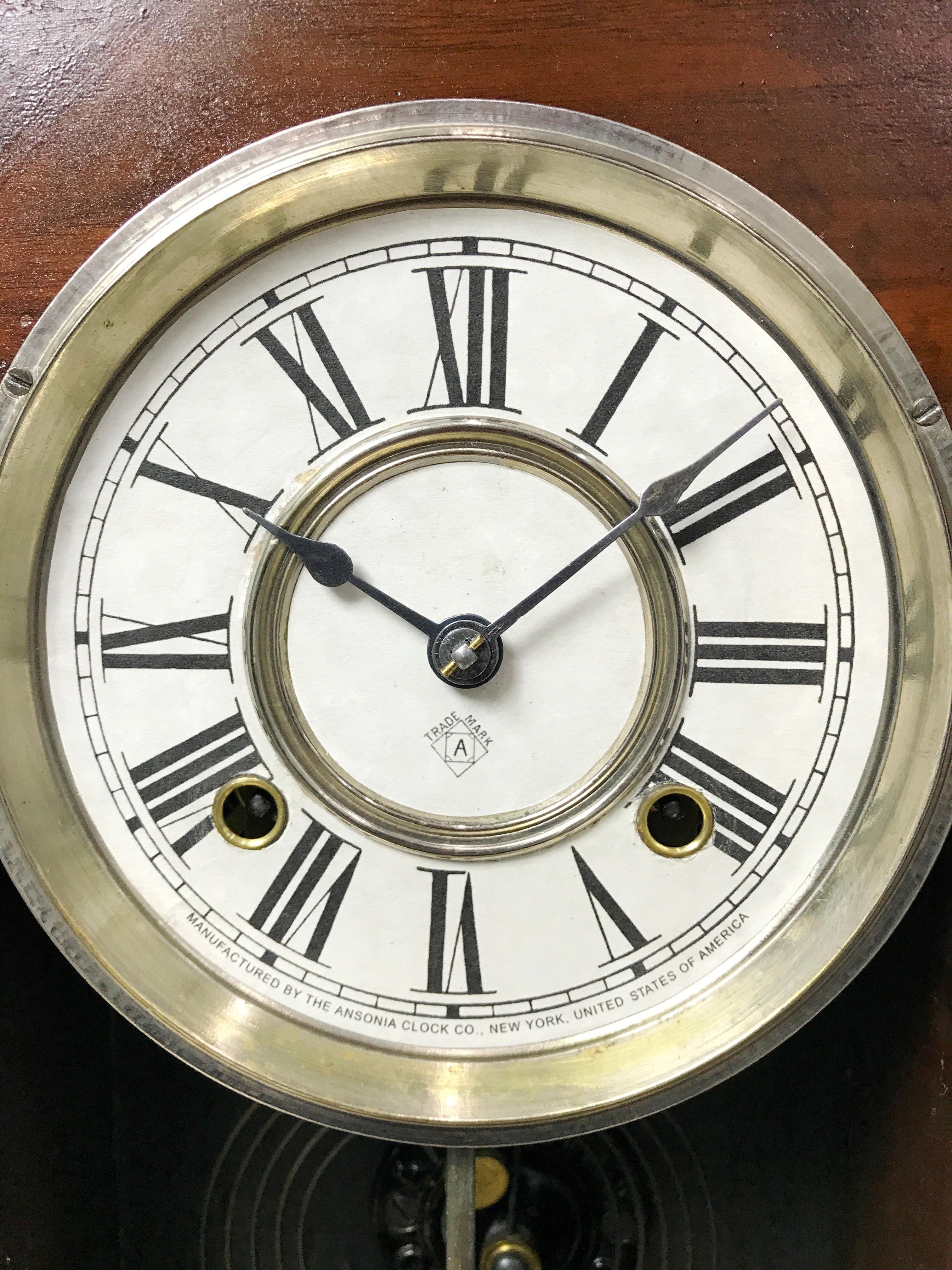 Antique ANSONIA Cottage Mantel Clock | eXibit collection