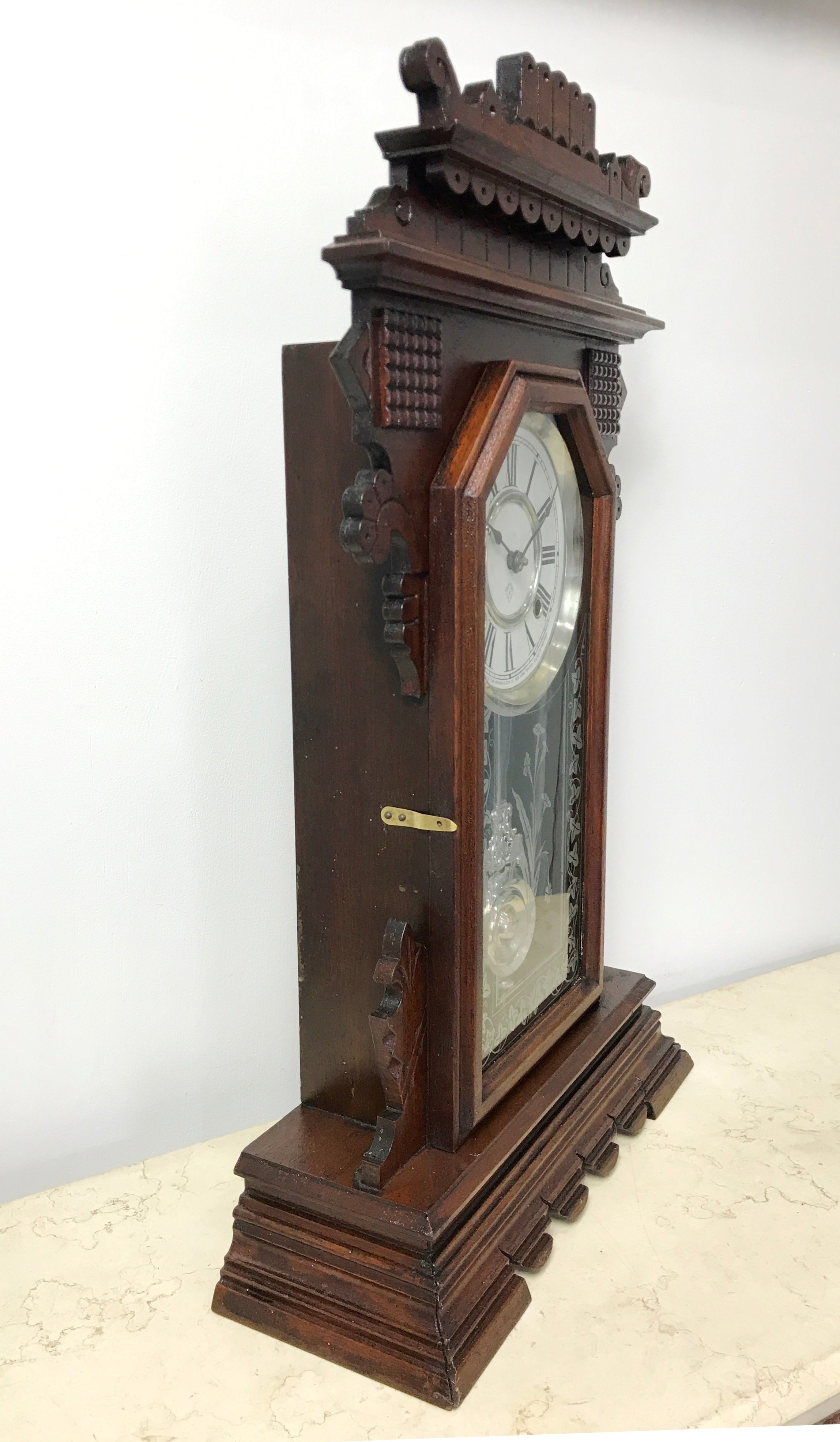 Antique ANSONIA Cottage Mantel Clock | eXibit collection