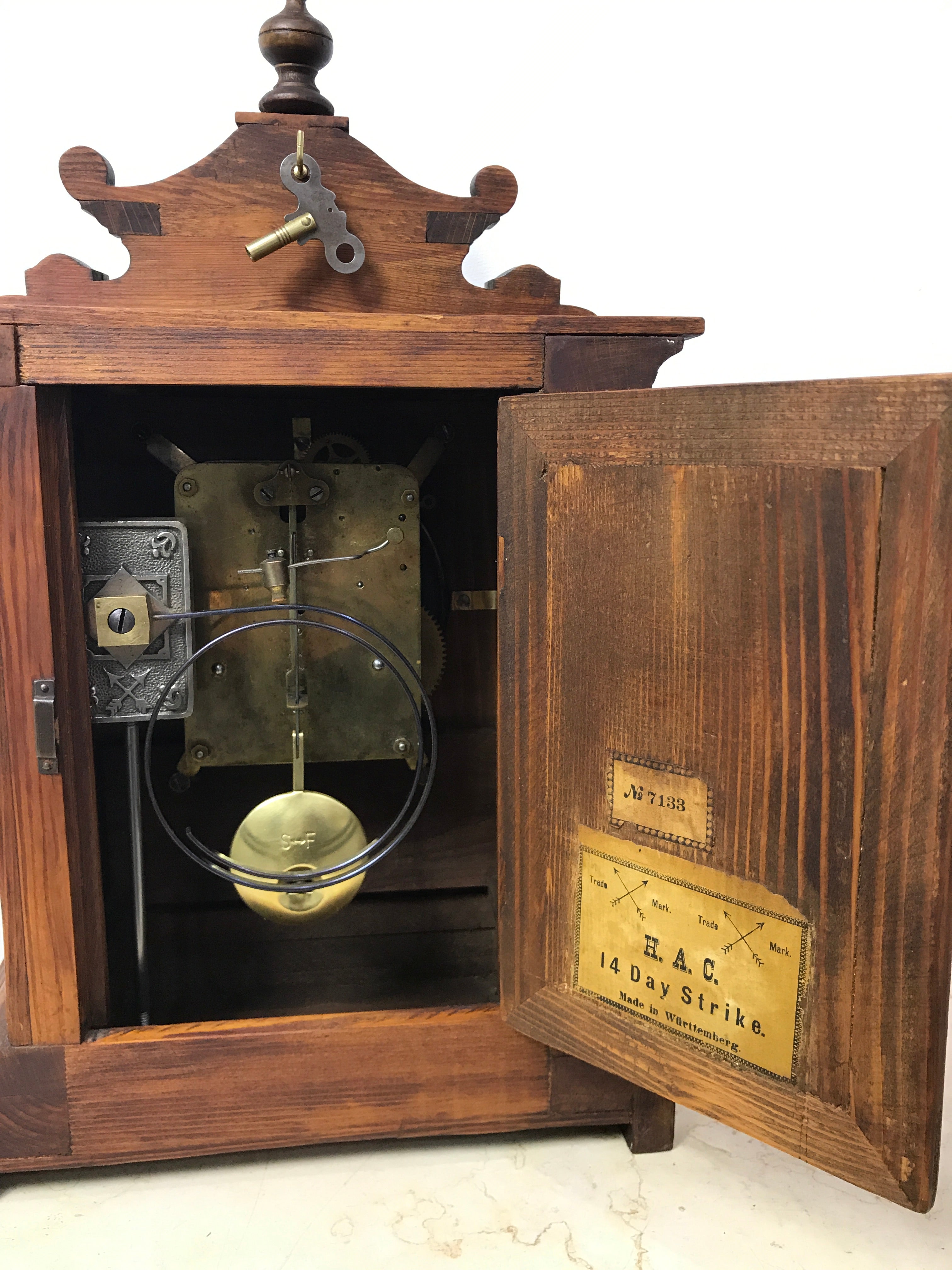 Antique Original HAC Mantel Clock | eXibit collection