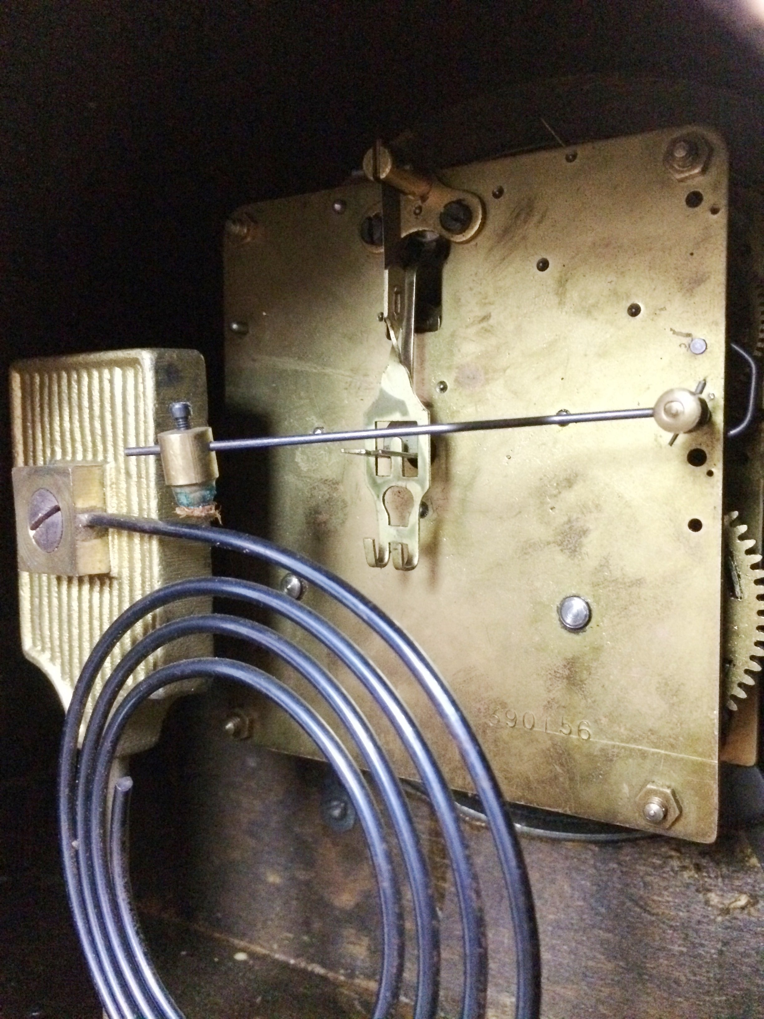 Vintage FMS Mantel Clock - eXibit collection