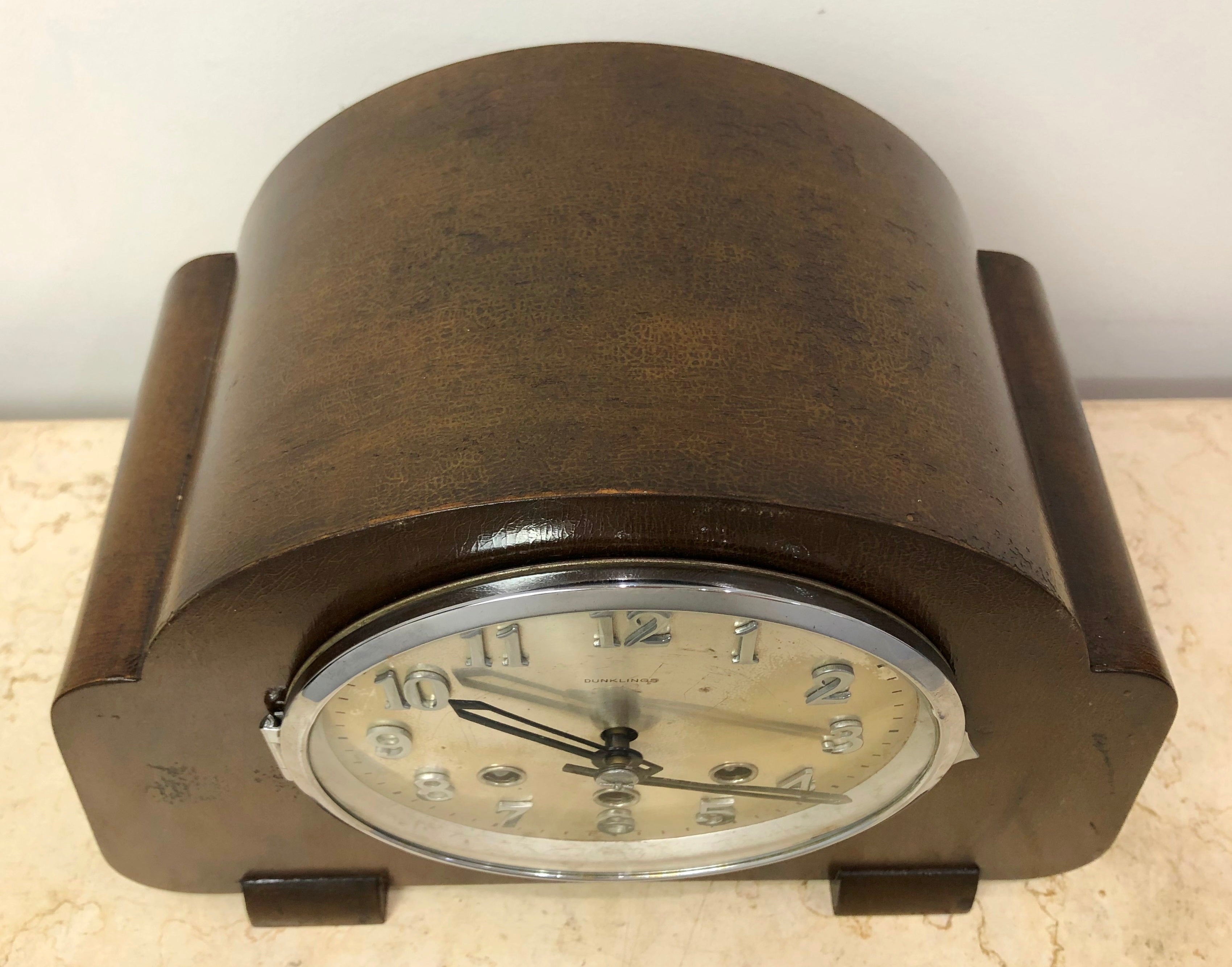 Vintage German Dunklings Westminster Chime Mantel Clock | eXibit collection