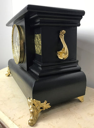 Original Antique Gilbert USA Mantel Clock | eXibit collection