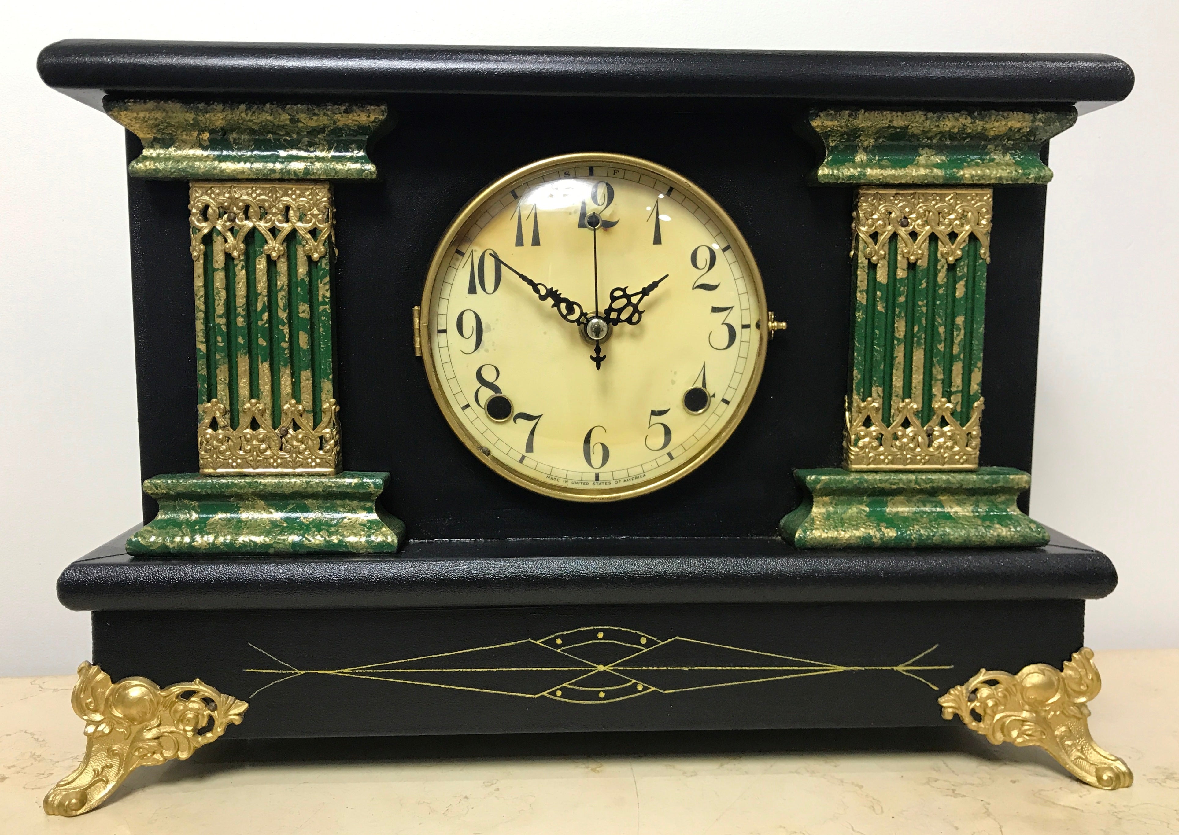Antique U.S.A. Mantel Clock | eXibit collection