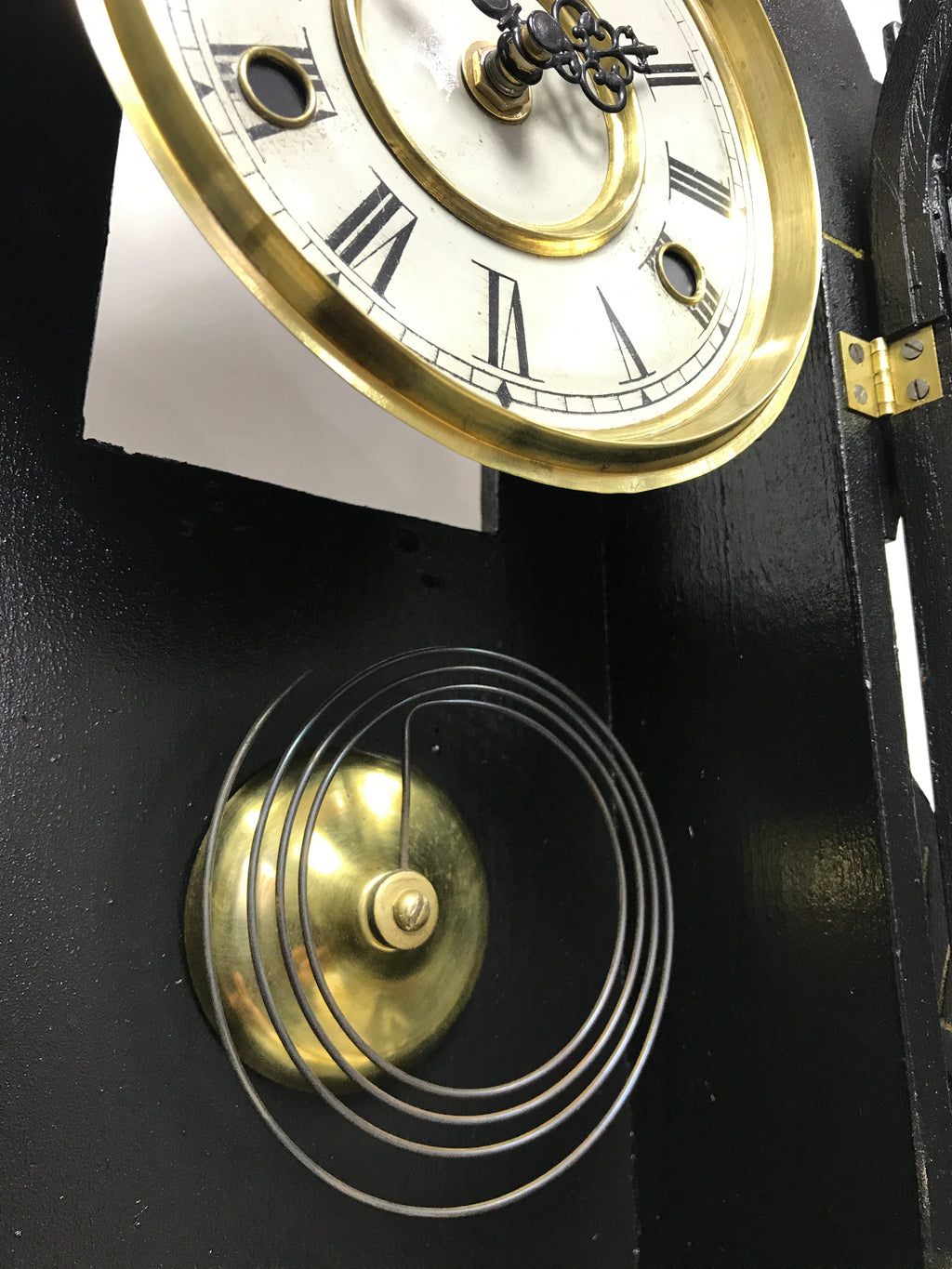 Antique New Haven Quartz Battery Mantel Clock  | Adelaide Clocks