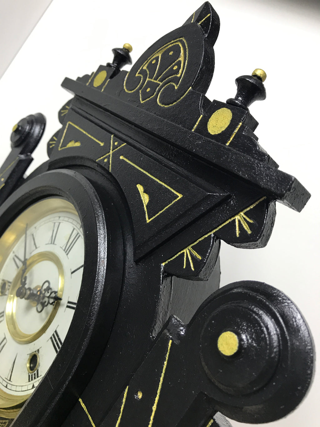 Antique New Haven Quartz Battery Mantel Clock  | Adelaide Clocks