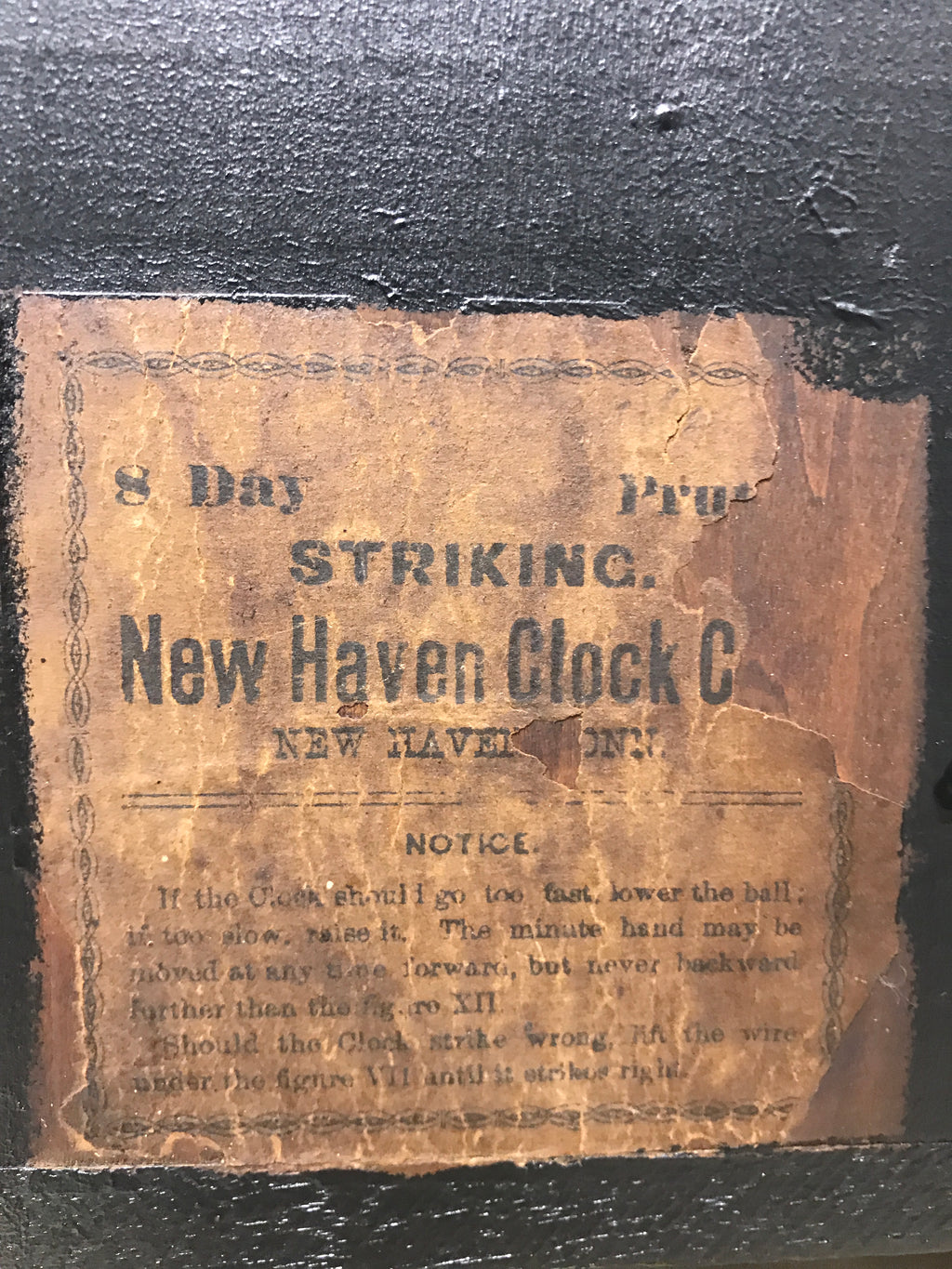 Antique New Haven Quartz Battery Mantel Clock  | Adelaide Clocks
