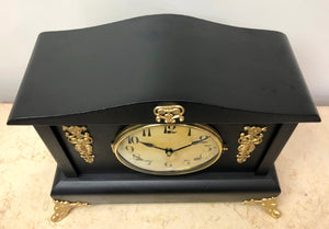 Antique Gilbert Bell & Hammer Chime Mantel Clock | eXibit collection