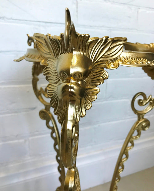 Antique Jardiniere Ornate Brass Plant Stand Table | Adelaide Clocks
