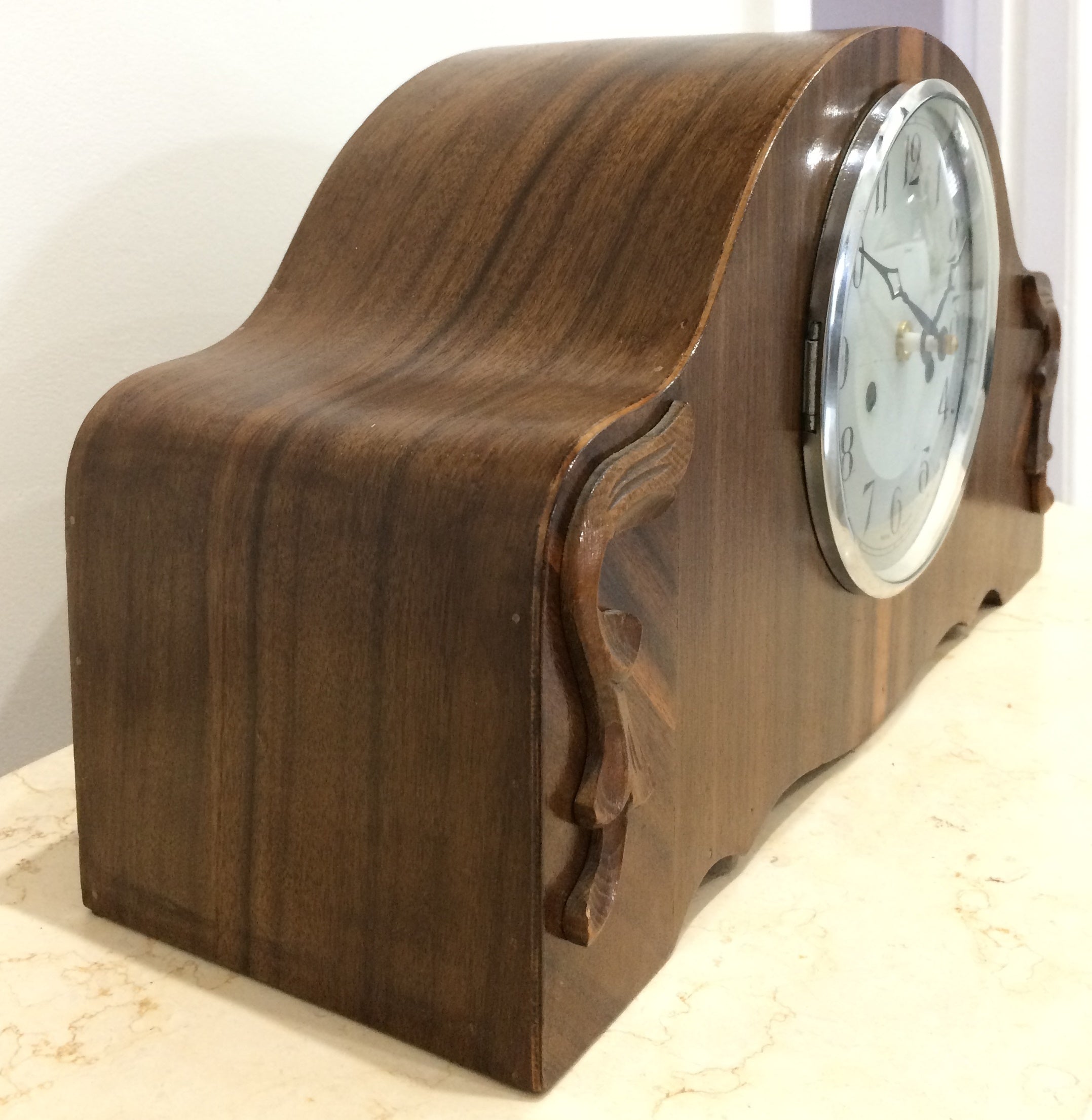 Vintage Enfield Mantel Clock Restored | eXibit collection