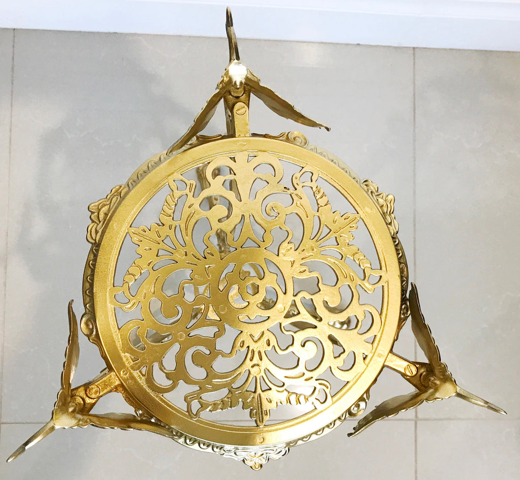 Antique Jardiniere Ornate Brass Plant Stand Table | Adelaide Clocks