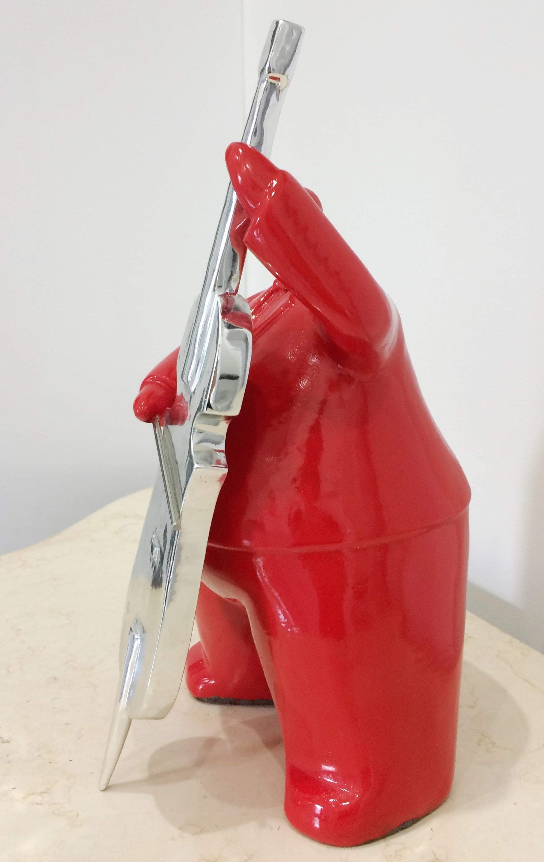 Cello Jazz Player Sculptured Ornament | eXibit collection