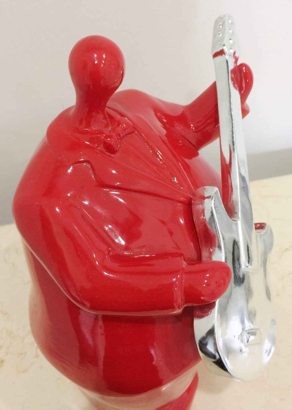 Jazz Guitar Player Ornament | Adelaide Clocks