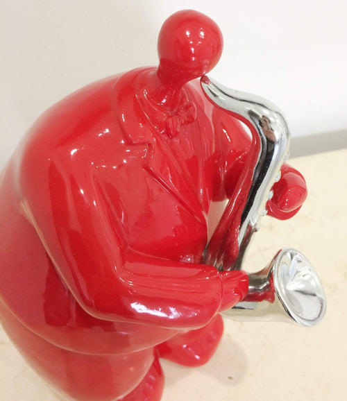 Saxophone Jazz Player Sculptured Ornament | eXibit collection