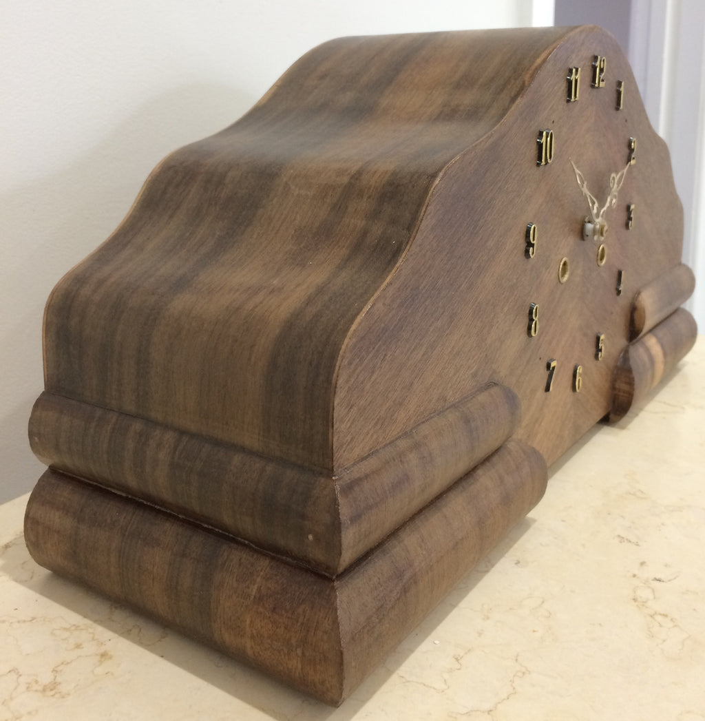 Vintage Original Battery Mantel Clock | eXibit collection