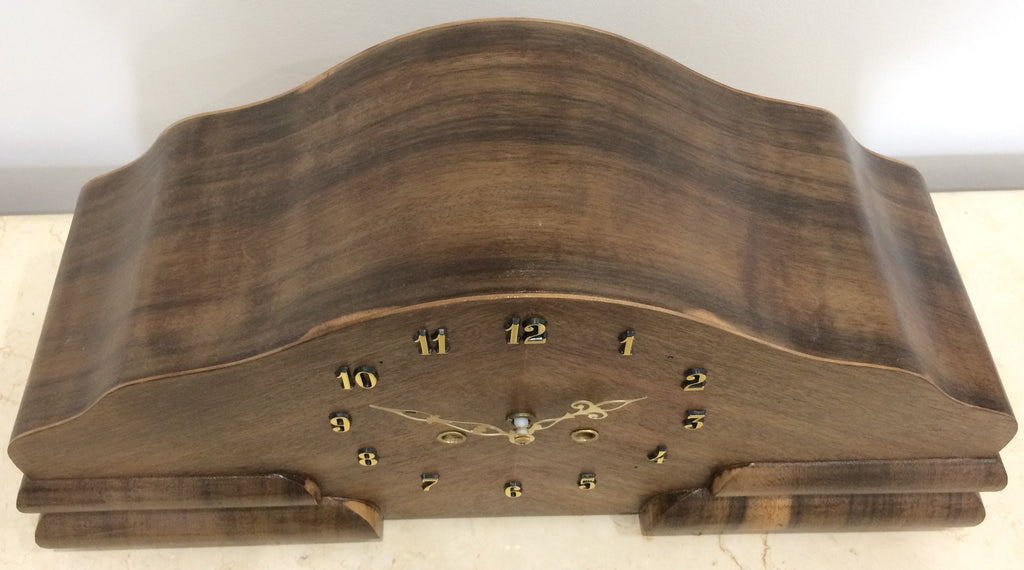 Vintage Original Battery Mantel Clock | eXibit collection