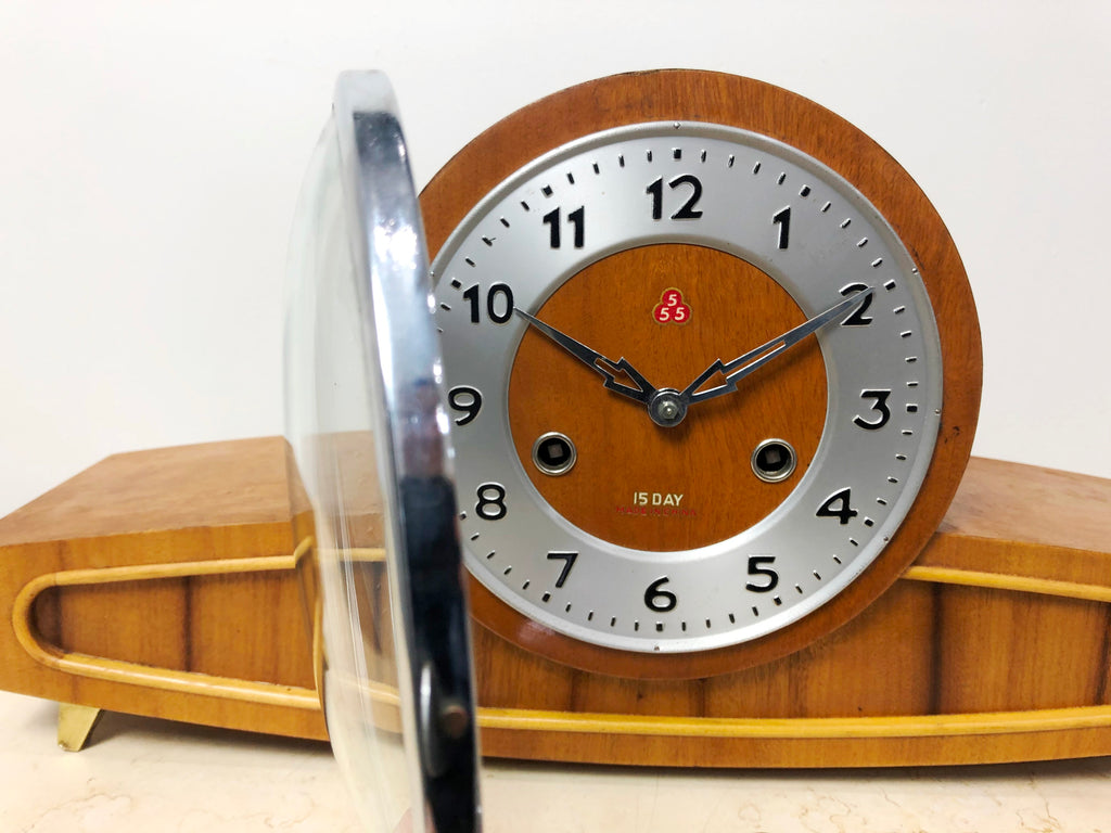 Vintage Original 15 Day Retro Mantel Clock | Adelaide Clocks