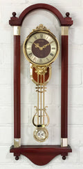 Vintage Style RHYTHM Pendulum Swing Silent Wall Clock | eXibit collection