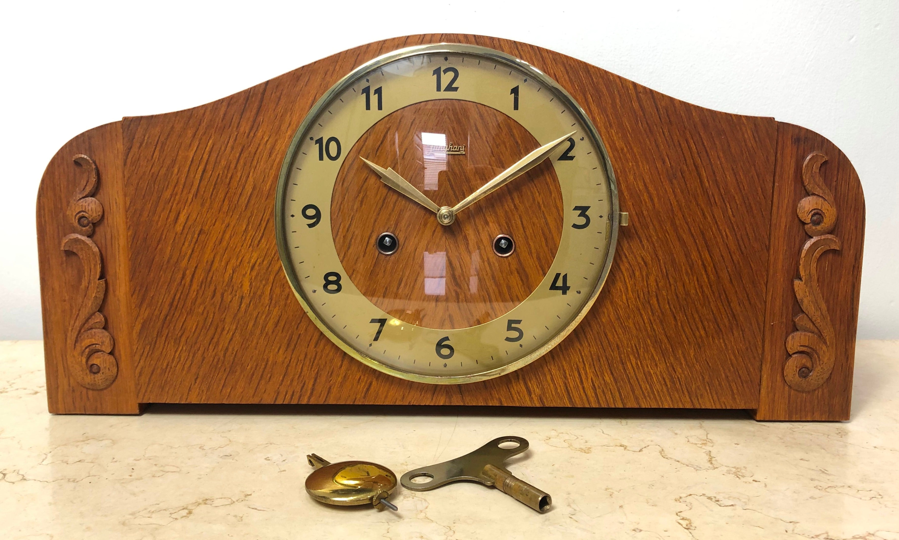 Original Vintage Junghans German Mantel Clock | eXibit collection