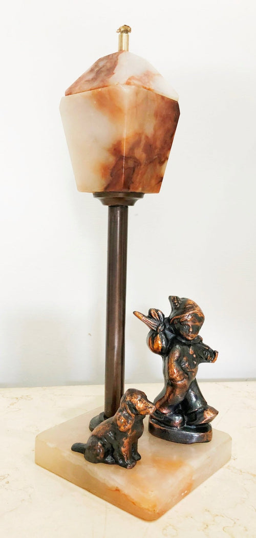 Vintage Alabaster Spirit / Oil Burner | Adelaide Clocks