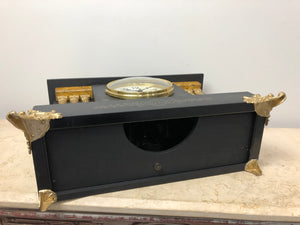 Antique Ingraham Bell and Hammer Chime Mantel Clock  | eXibit collection