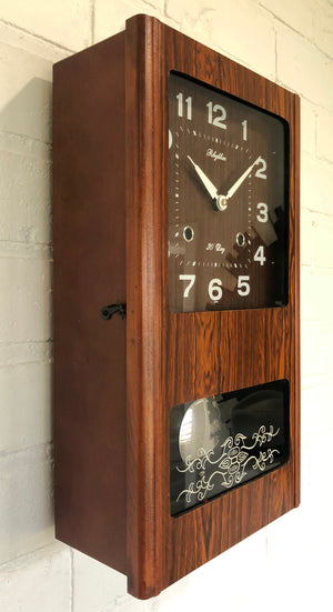 Vintage Rhythm 30 Day Wall Clock | eXibit collection
