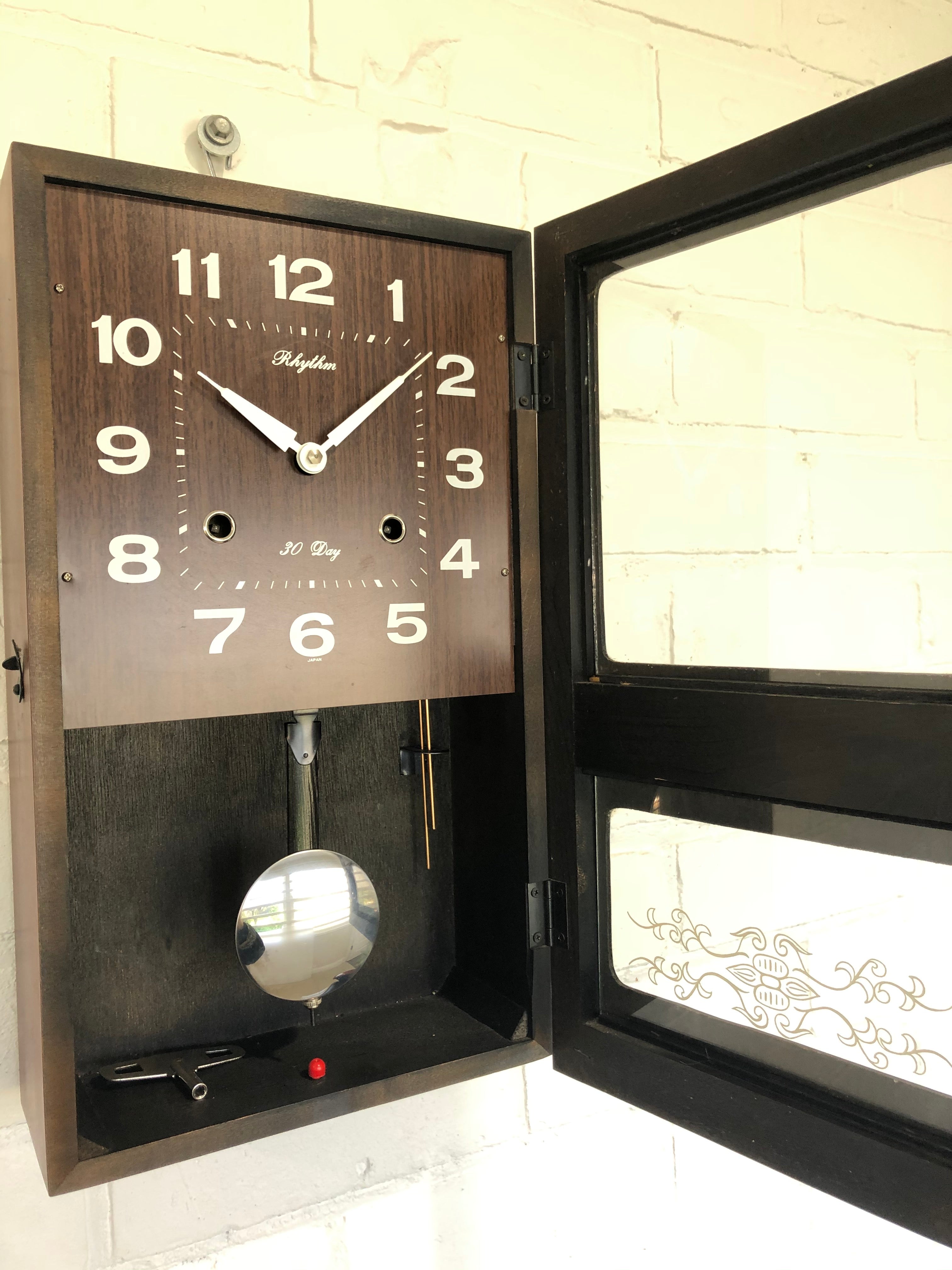 Vintage Rhythm 30 Day Wall Clock | eXibit collection