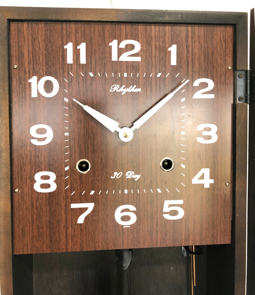 Vintage Rhythm 30 Day Wall Clock | eXibit collection