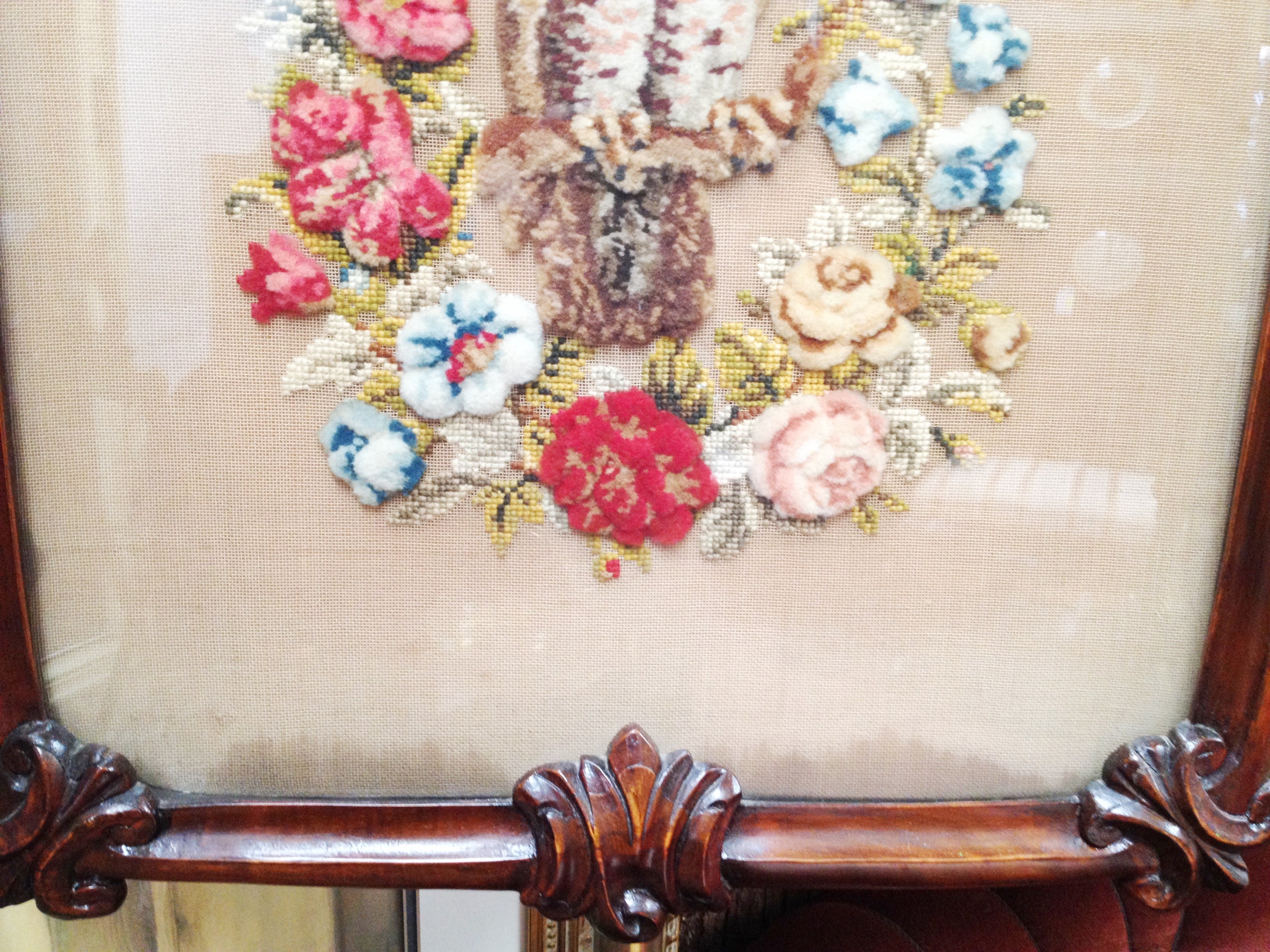 Antique Fire Screen Stand | eXibit collection