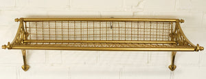 Vintage NSWR Brass Railway Luggage Rack | eXibit collection