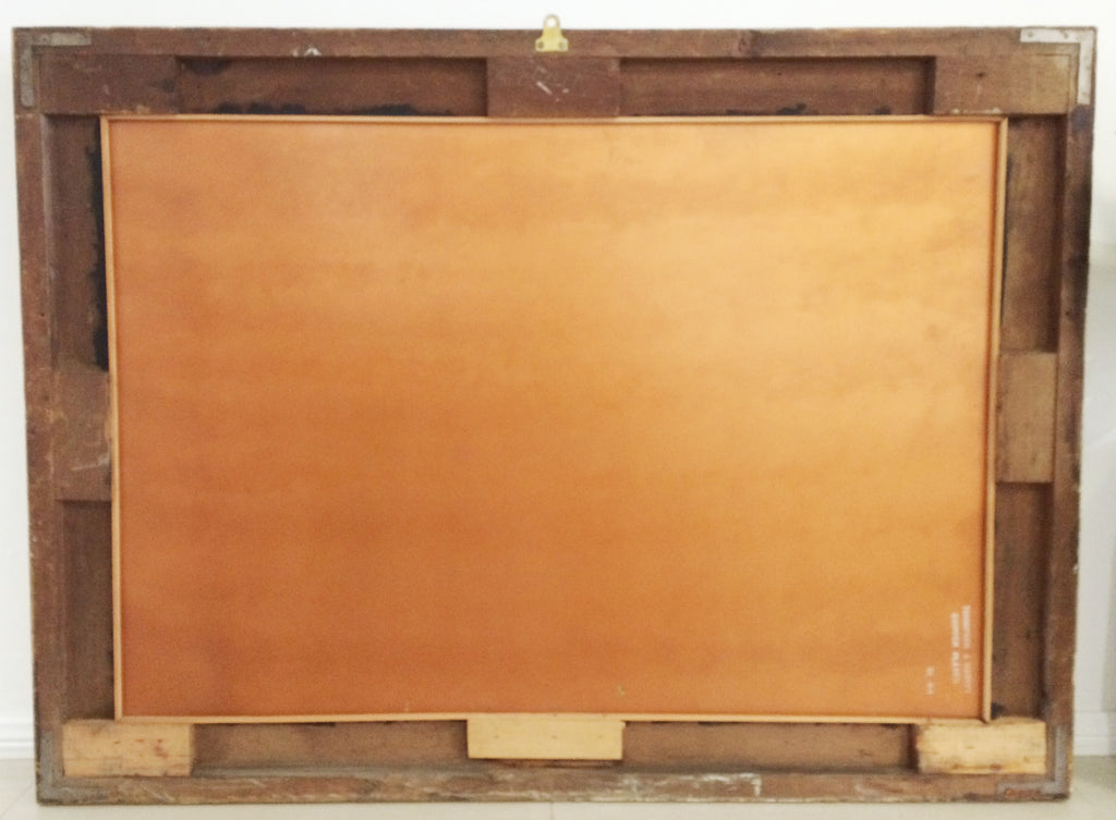HUGE Vintage Ornate Gold Wall Mirror | eXibit collection