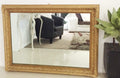 HUGE Vintage Ornate Gold Wall Mirror | eXibit collection