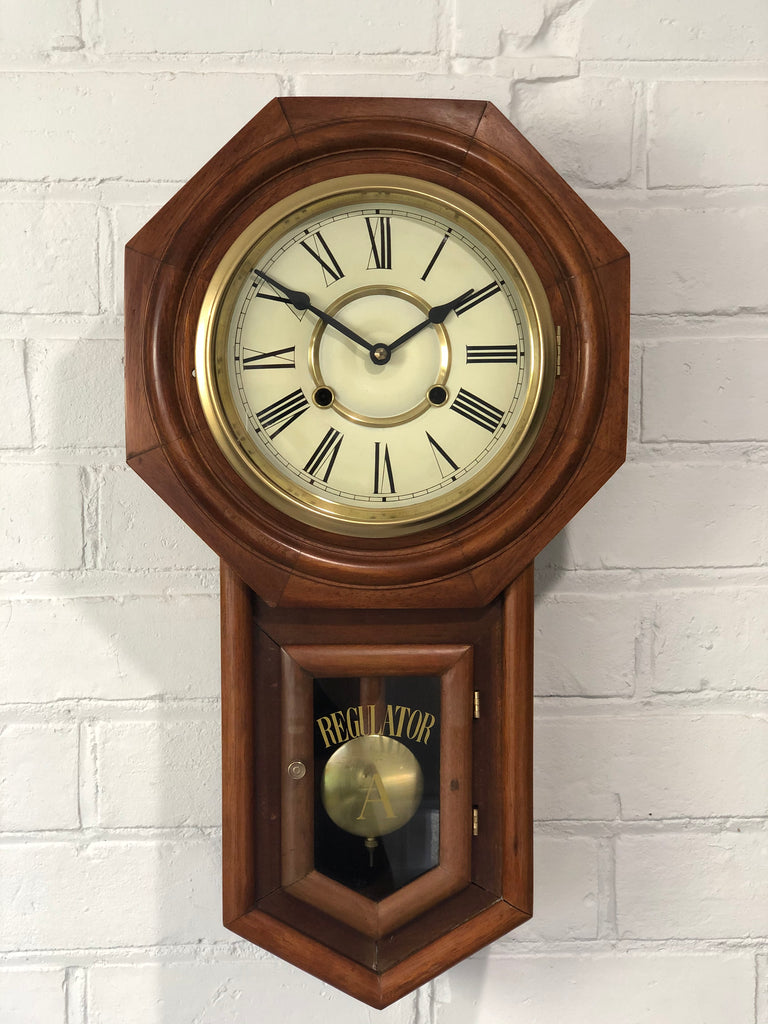 Vintage Regulator Chime Wall Clock Adelaide Clocks