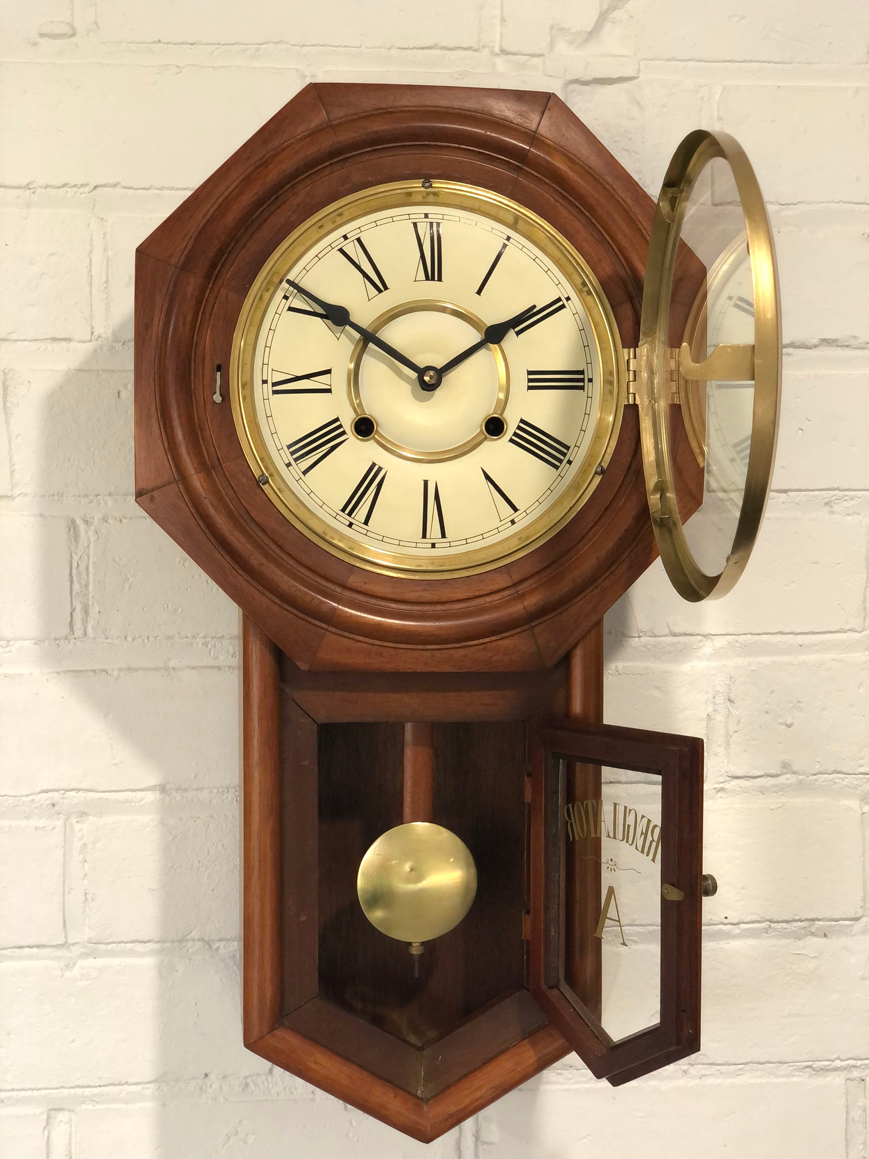 Vintage Regulator Chime Wall Clock | eXibit collection