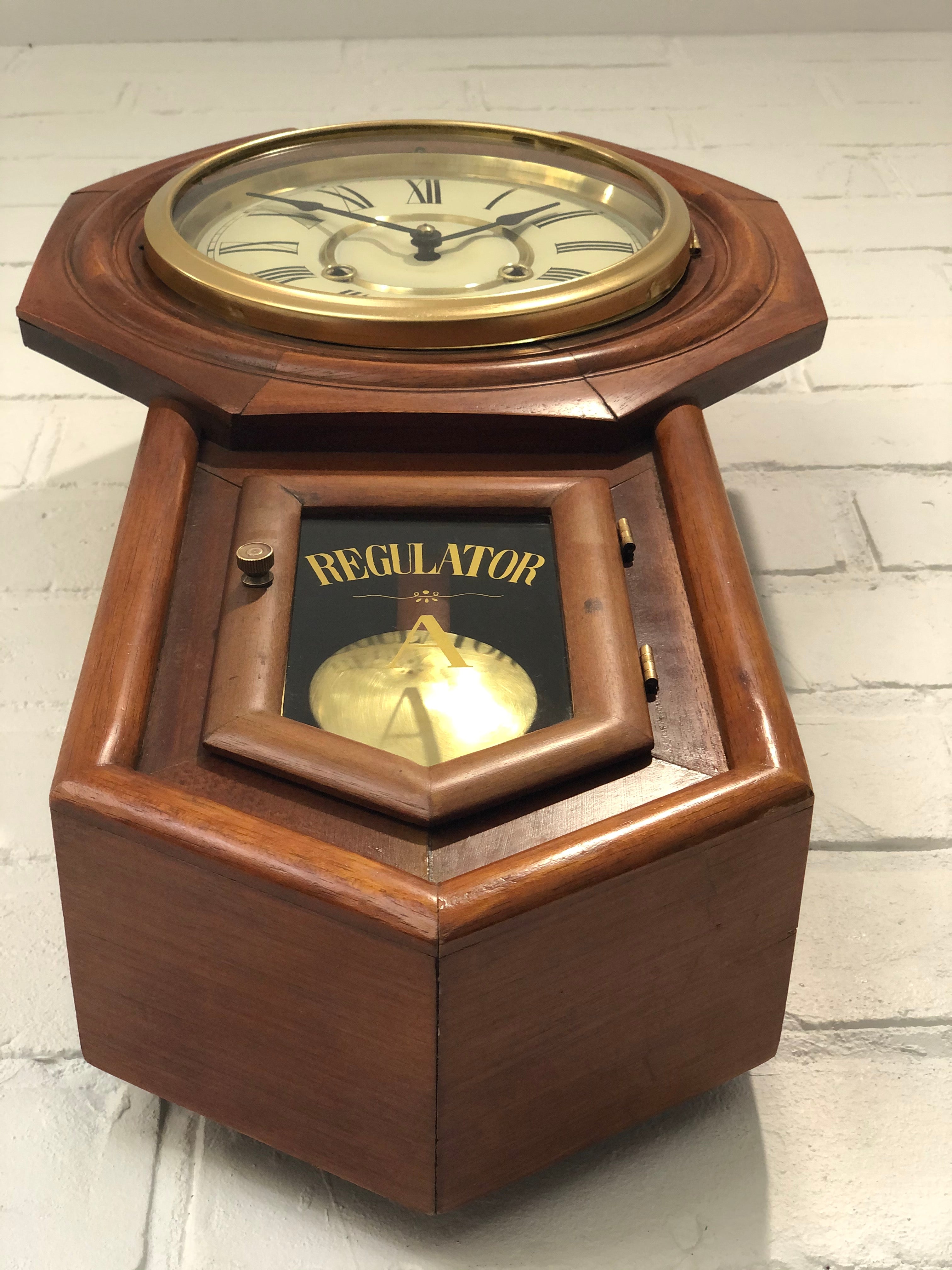 Vintage Regulator Chime Wall Clock | eXibit collection