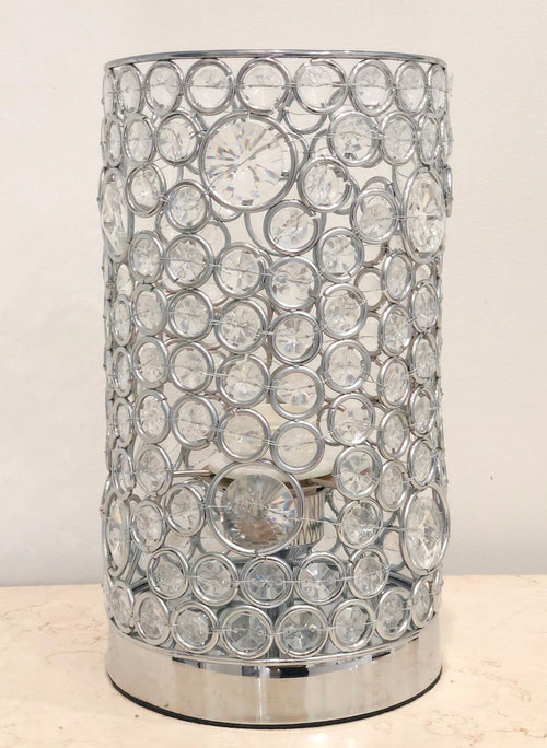 Modern Mercator Elle Crystal Desk Table Lamp | Adelaide Clocks