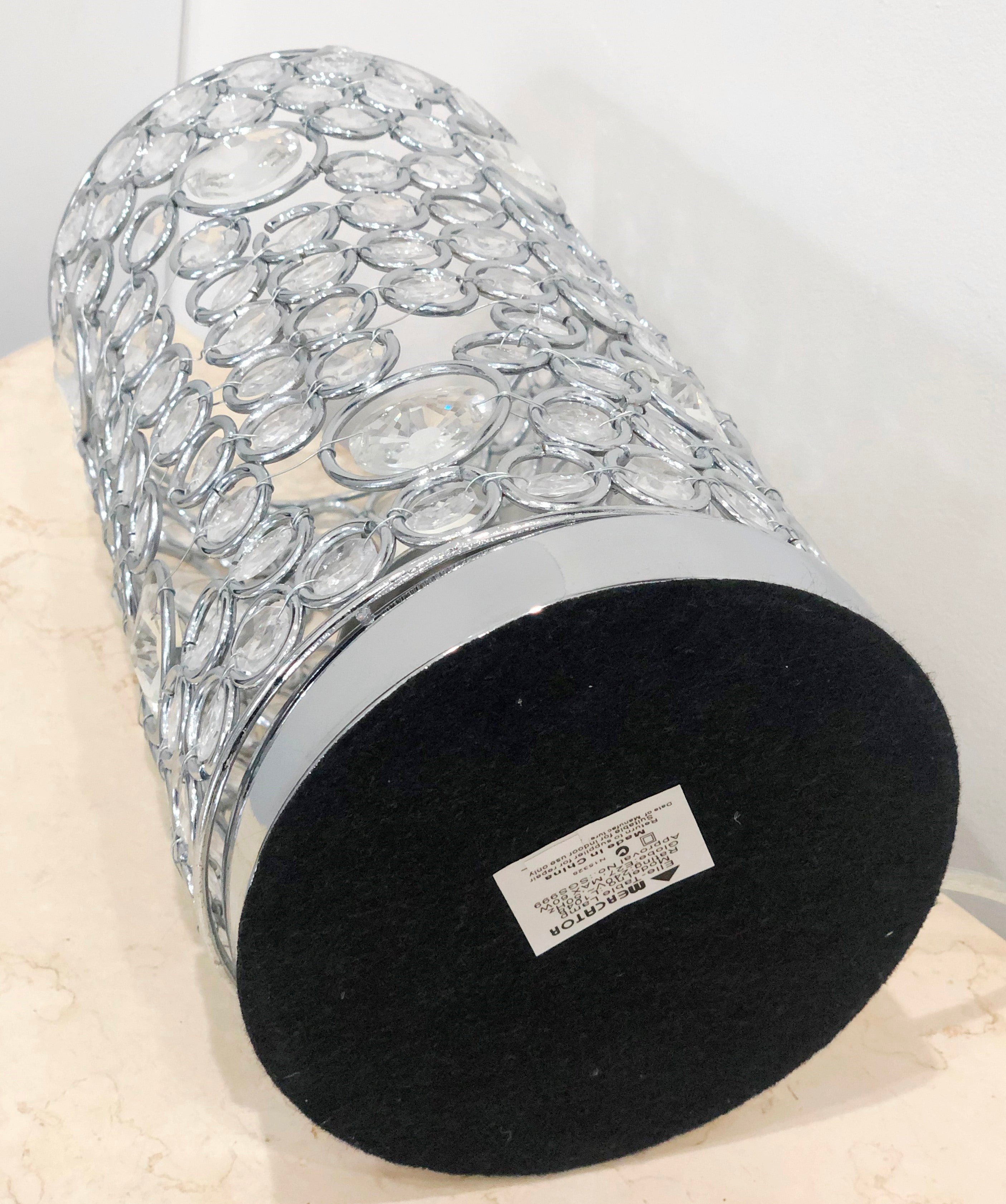 Modern Mercator Elle Crystal Desk Table Lamp | Adelaide Clocks