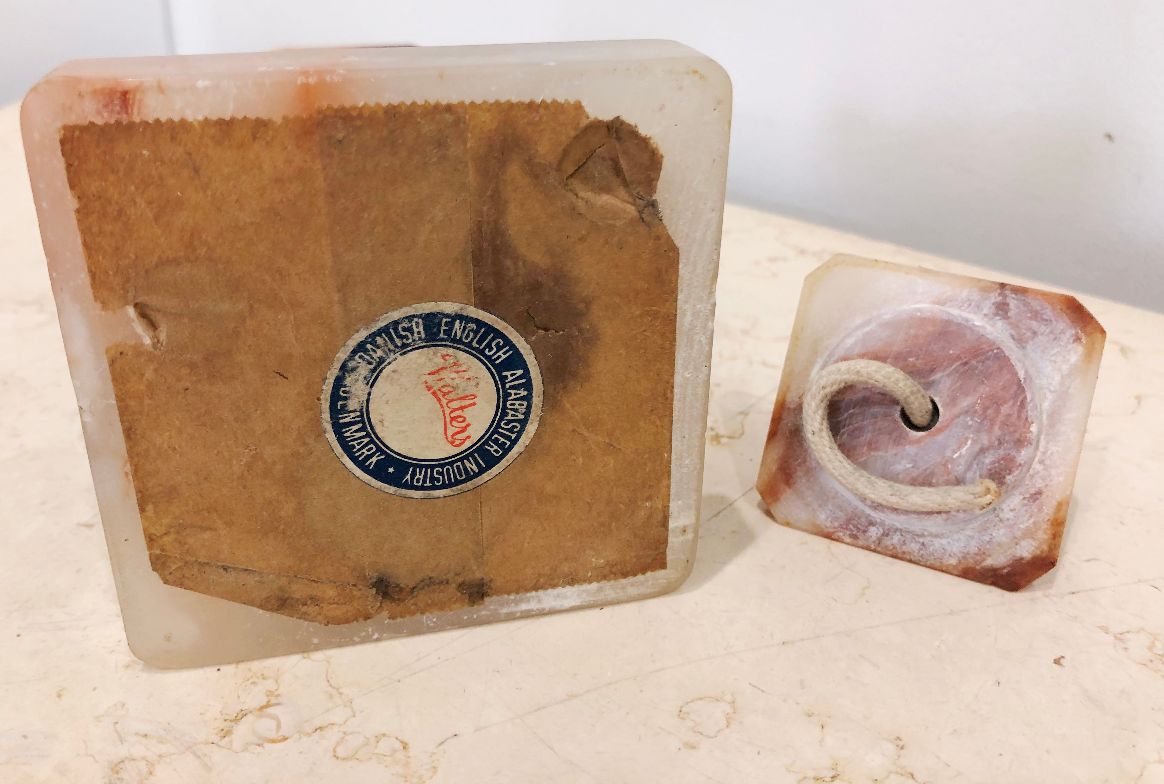 Vintage Alabaster Spirit / Oil Burner | Adelaide Clocks
