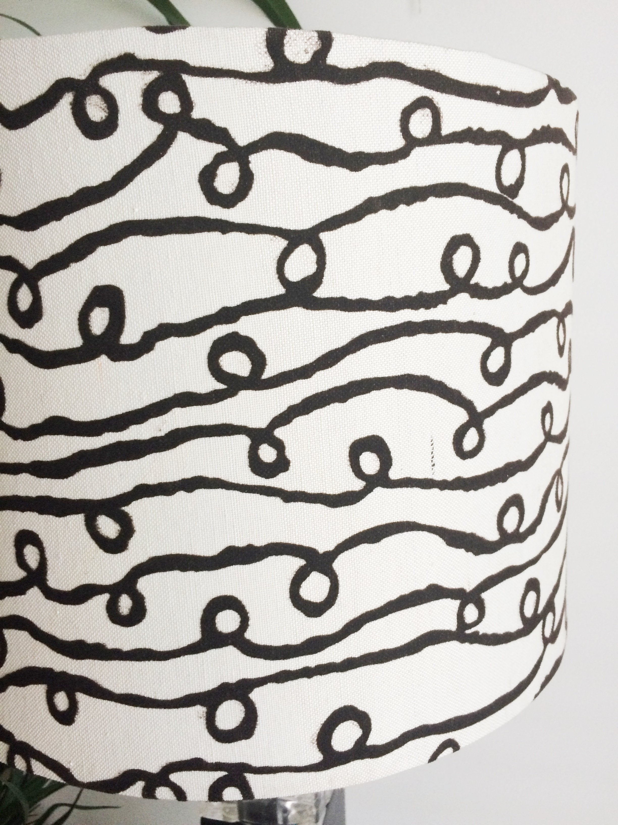 Modern Black Pedestal Table Lamp | eXibit collection