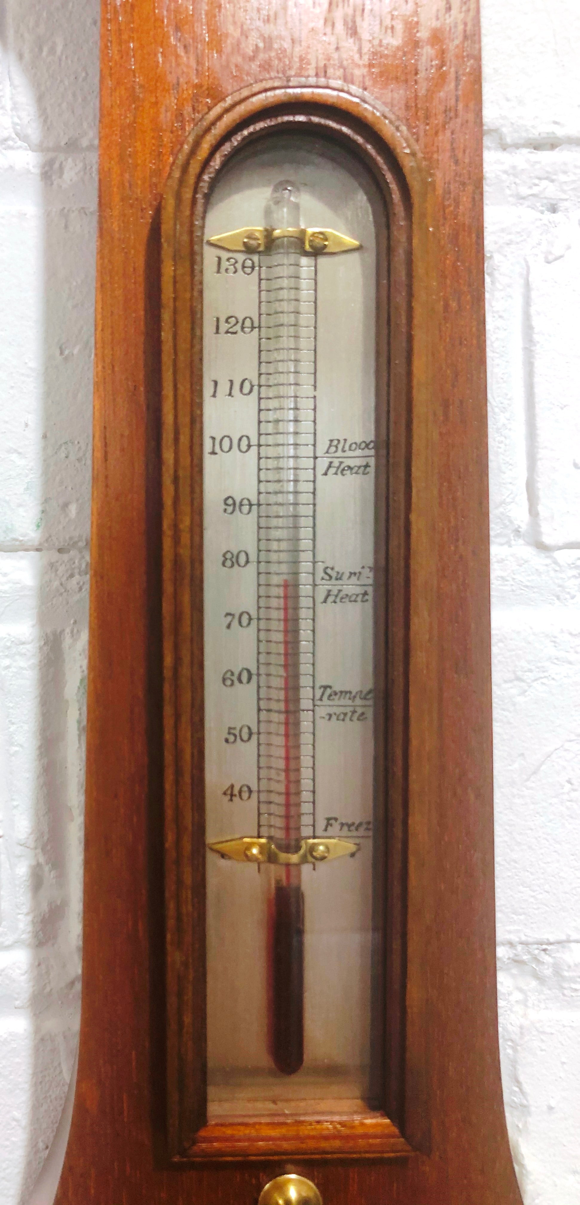 Antique five dial Wheel Banjo Barometer, Thermometer & Hygrometer | eXibit collection