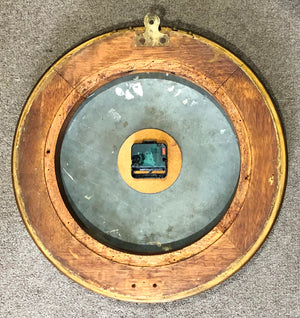 Antique Round Station Quartz Battery Wall Clock  | eXibit collection